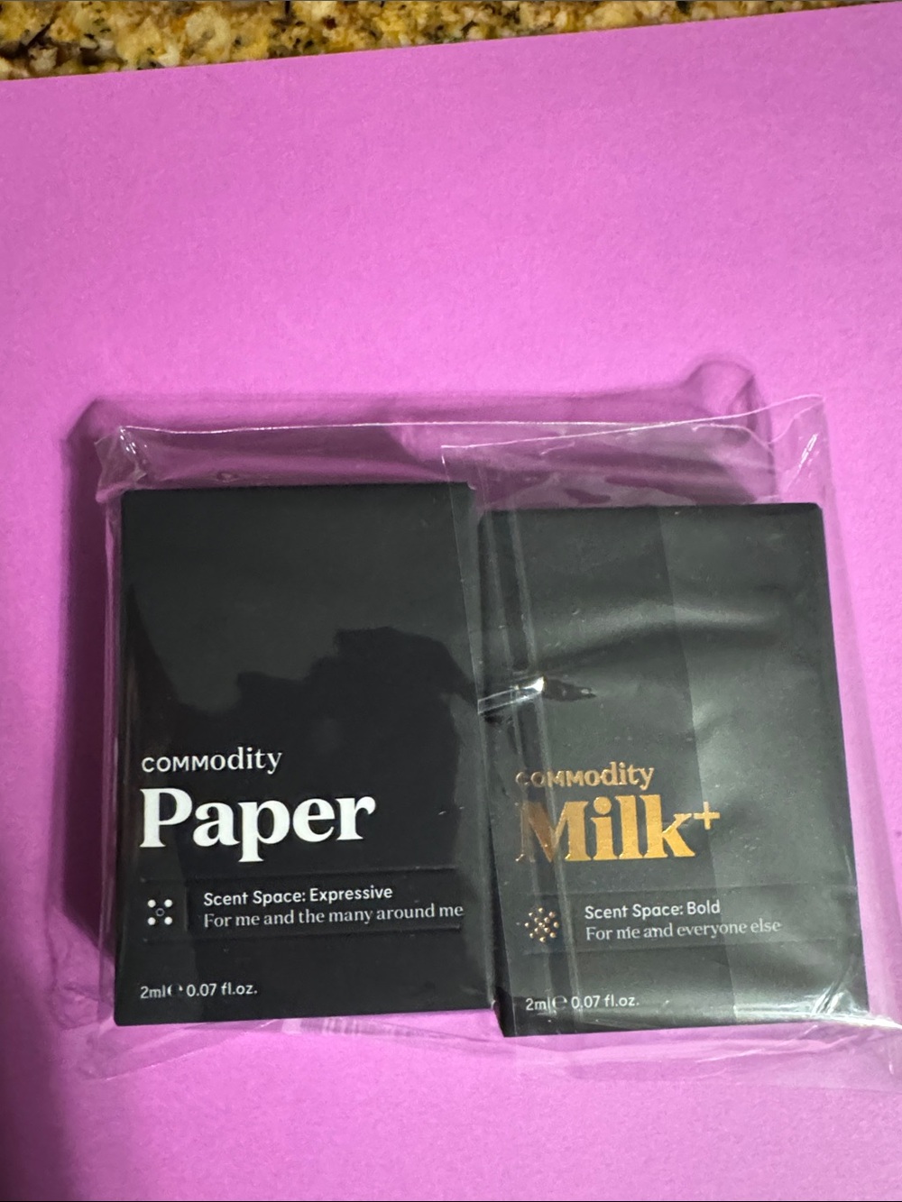 commodity Paper & Milk+ Mini Fragrance Set - Black Packaging